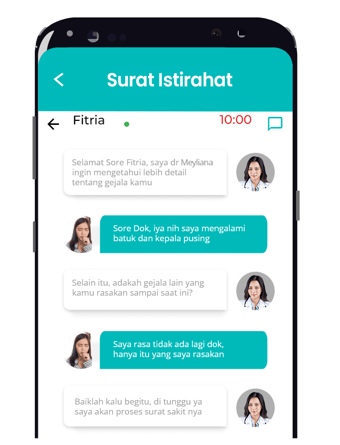 konsultasi dokter surat sakit