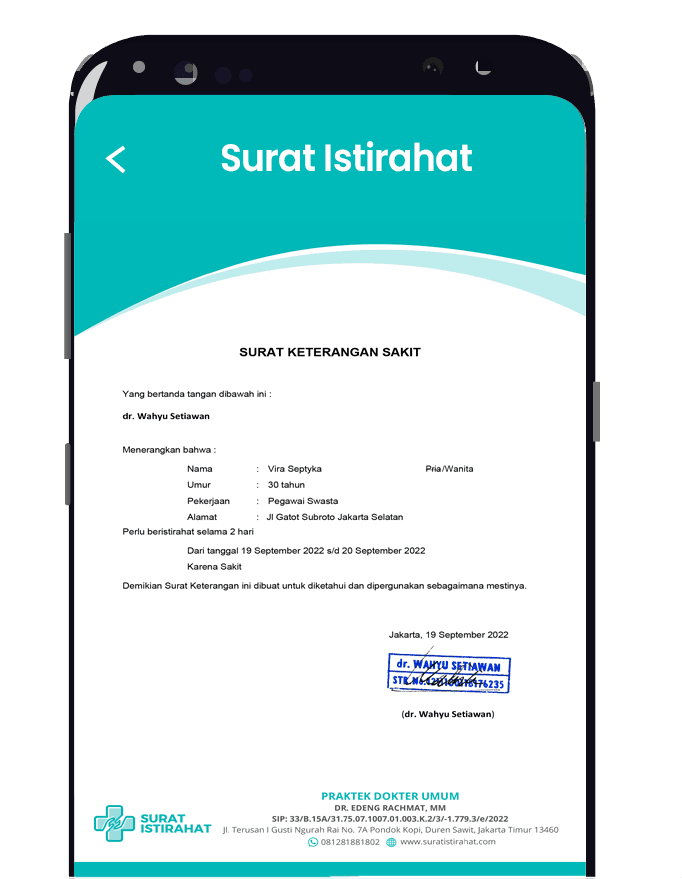 terima surat istirahat